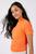 color Orange, BDG | BDG Bourne Mock Neck Tee