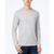 商品Lacoste | Men's Crew Neck Long Sleeve Jersey T-Shirt颜色Silver