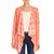 商品Tahari | T Tahari Womens Cashmere Blend Layering Cardigan Sweater颜色Ivory/Pink Petal