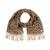 Michael Kors | Women's Split-Animal-Print Scarf, 颜色Dark Camel