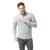 SmartWool | Men's Ripple Ridge Stripe Half Zip Sweater, 颜色Light Grey Heather / Natural