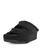 商品FitFlop | Women's Shuv Faux Fur Sandals颜色All Black