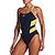 商品NIKE | Nike Women&s;s Hydrastrong Vex Colorblock Cutout One Piece Swimsuit颜色Varsity Maize