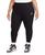 颜色: Black/white, NIKE | Plus Size Active Sportswear Club Mid-Rise Fleece Jogger Pants