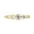 颜色: Gold, Macy's | Cubic Zirconia Graduated Bezel-Set Cubic Zirconia Ring in Sterling Silver
