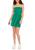 color Golf Green, Love, Fire | Junior's Strapless Smocked Terry Dress