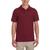 Nautica | Young Men Uniform Short Sleeve Double Pique Polo, 颜色Burgundy