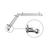 商品第3个颜色Satin Nckl, Rod Desyne | Poise 13"/16" Corner Window Double Curtain Rod 28"-48"