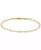 颜色: Gold Over Silver, Giani Bernini | Diamond-Cut Paperclip Chain Link Bracelet (7-1/4") in Sterling Silver or 18k Gold-plated Sterling Silver, Created for Macy's