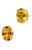 商品第1个颜色orange, Savvy Cie Jewels | 18K Gold Vermeil 9X7 Oval Gem Basket Set Total Carat Weight 3.50 Cts