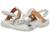 color Alusilver/Shadow White/Lion Cow Leather/Cow Nubuck/Cow Nubuck, ECCO | Flash T-Strap Sandal