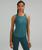 Lululemon | Base Pace Two-Toned Ribbed Tank Top, 颜色Green Jasper/Blue Chill