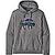 color Gravel Heather W/Bison, Patagonia | Patagonia Men's Back for Good Uprisal Hoodie