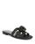 Sam Edelman | Women's Bay Beaded Flower Slide Sandals, 颜色Black
