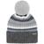 商品Michael Kors | Women's Striped Ribbed-Cuff Beanie颜色CHAMBRAY