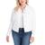 Jessica Simpson | Trendy Plus Size Pixie Long Sleeve Denim Jacket, 颜色White