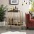 商品第4个颜色gold/walnut, Inspired Home | Inspired Home Kelsey Bar Cart
