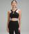 Lululemon | SmoothCover Front Cut-Out Yoga Bra *Light Support, A/B Cup, 颜色Black