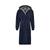 颜色: Navy, Hanes | Hanes 1901 Men's Athletic Hooded Fleece Robe