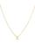 颜色: A, Moon & Meadow | 14K Yellow Gold Initial Pendant Necklace, 16"