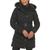 商品第1个颜色Black, Tommy Hilfiger | Women's Belted Faux-Fur-Trim Hooded Puffer Coat, Created for Macy's