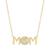 颜色: Gold-Plated Sterling Silver, Macy's | Diamond Basketball Mom Pendant Necklace (1/20 ct. t.w.) in Sterling Silver or 14k Gold-Plated Sterling Silver, 16" + 2" extender