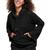color Black, Calvin Klein | Women's High-Low Oversized Raglan Hoodie