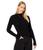商品Madewell | AJ Slim Stitch Turtleneck颜色True Black