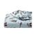 color Snow Days, Eddie Bauer | Ski Patrol Cotton Flannel 3-Piece Twin Sheet Set