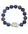 颜色: Sodalite, Macy's | Genuine Stone Bead Biwa Pearl Stretch Bracelet