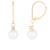 商品Splendid Pearls | 8-8.5mm Pearl Earrings颜色GOLD