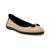 Anne Klein | Women's Eve Ballet Flats, 颜色Nude Black - Manmade Fabric