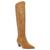 Anne Klein | Women's Ware Pointed Toe Knee High Boots, 颜色Brown Microsuede