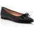 color Black Patent, Stuart Weitzman | Stuart Weitzman Womens Gabby Leather Bow Flats