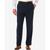 商品第4个颜色Navy, Haggar | Men's Cool 18 PRO® Classic-Fit Expandable Waist Flat Front Stretch Dress Pants