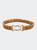color Brown, Cadelle Leather | Chloe Stretch Leather Belt
