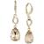 商品Givenchy | Silver-Tone Circle & Pear-Shape Crystal Double Drop Earrings颜色Gold