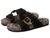 color Black/Oak, Coach | Ally Suede Sandal