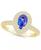 颜色: Gold, Macy's | Tanzanite (7/8 ct. t.w.) & Diamond (5/8 ct. t.w.) Pear Halo Statement Ring in 14k Gold