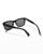 商品Salvatore Ferragamo | Men's Double Gancini Rectangle Sunglasses颜色BLACK