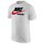商品NIKE | Nike Futura Football T-Shirt - Men's颜色White/University Red