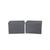 颜色: Graphite, Household Essentials | Wide Storage Box with Lid Box, Set of 2