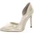 Jessica Simpson | Jessica Simpson Women's Paryn Pointed Toe Slip On D'Orsay Dress Heels Pumps, 颜色gold metallic Grace Tumbled