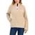 商品Tommy Hilfiger | Women's Sherpa 1/4-Zip Pullover Jacket颜色Light Fawn