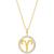 商品第2个颜色Aries, Giani Bernini | Cubic Zirconia Zodiac Halo 18" Pendant Necklace in 18k Gold-Plated Sterling Silver, Created for Macy's