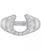 颜色: Silver, Macy's | Cubic Zirconia Polished Lucky Horseshoe Statement Ring