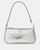 颜色: Silver, Kate Spade | Kayla Woven Leather Convertible Wristlet