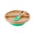 商品第1个颜色Green, Avanchy | Toddler Boys and Girls Bamboo Plate and Spoon Set