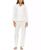 颜色: Ivory, Flora Nikrooz | Women's Addie Velour Notch Neck Pajama set