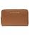 颜色: Luggage/Gold, Michael Kors | Jet Set Small Zip Around Card Case